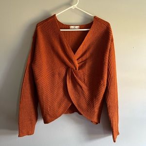 NWT burnt orange sweater